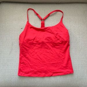 Outdoor Voices Red Workout Top